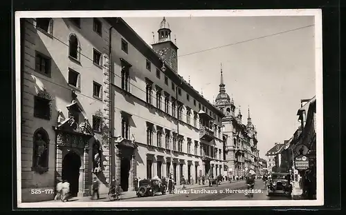 AK Graz, Landhaus und Herrengasse