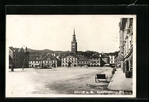 AK Bruck a. M., auf dem Hauptplatz