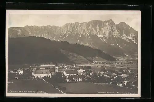 AK Oeblarn, Gesamtansicht mit Grimming