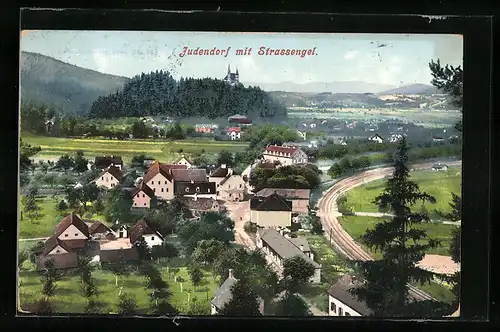 AK Judendorf, Totalansicht mit Blick auf Strassengel