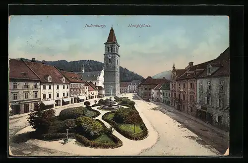 AK Judenburg, auf dem Hauptplatz