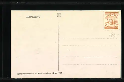 AK Hartberg, Gesamtansicht mit der Kirche