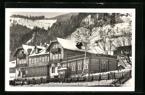 AK Spital a. Semmering, Hotel Pension Onkel Fritz