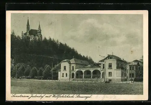 AK Judendorf-Strassengel, Sanatorium und Wallfahrtskirche
