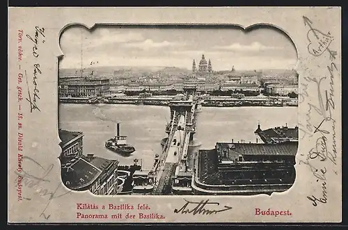 AK Budapest, Kilátás a Bazilika felé