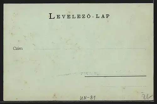 Mondschein-AK Budapest, Boote unter der Königlichen Burg