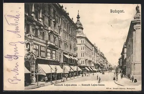 AK Budapest, Kossuth Lajos-Gasse