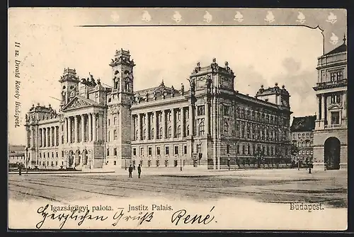 AK Budapest, am Justiz-Palast