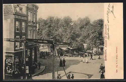 AK Rotterdam, Hofplein met Bloemmarkt