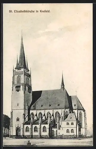 AK Krefeld, An der St. Elisabethkirche