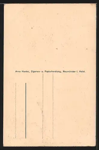 AK Neumünster i. Holst., Ehrenmal f. d. Gefallenen des Krieges 1914-18