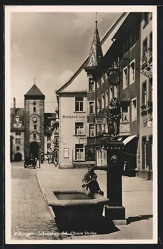 AK Villingen /Schwarzwald, Gasthaus in der Oberen Strasse