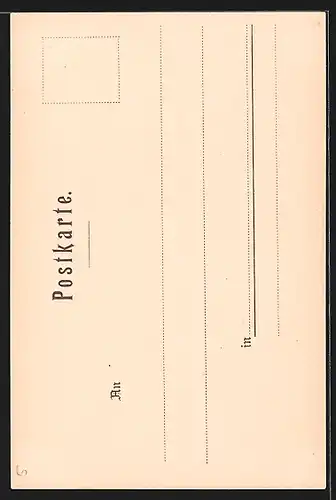 Lithographie Ludwigsburg, Schloss Monrepos, Schwan