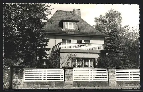 Foto-AK Bad Klosterlausnitz in Thüringen, Hotel Patzschke