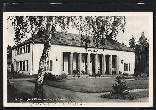 AK Bad Klosterlausnitz, Moorbad, Frontansicht