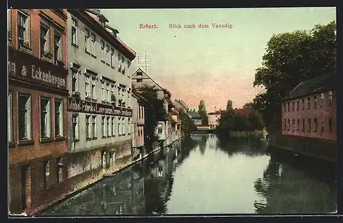 AK Erfurt, Blick nach dem Venedig