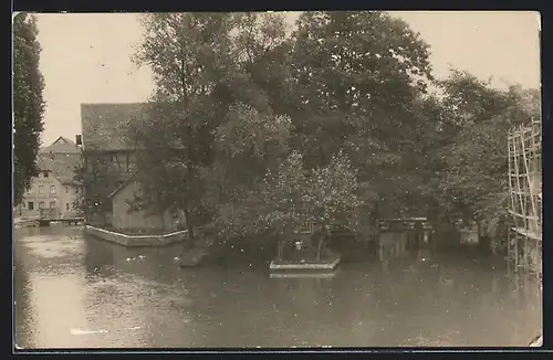 Foto-AK Erfurt, Im Venedig