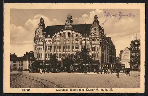 AK Erfurt, Kaufhaus Römischer Kaiser