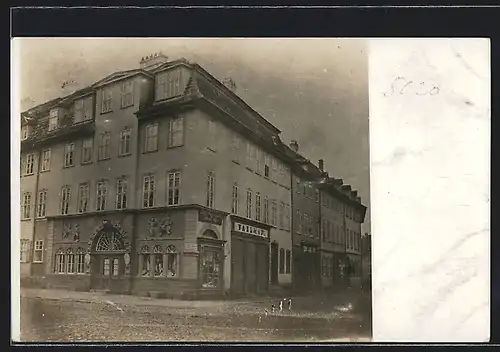Foto-AK Erfurt, Anger Ecke Schlösserstrasse, Geschäftshaus