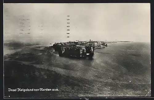 AK Insel Helgoland, Ansicht von Norden aus
