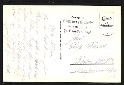 AK Helgoland, Gesamtansicht vom Flugzeug aus