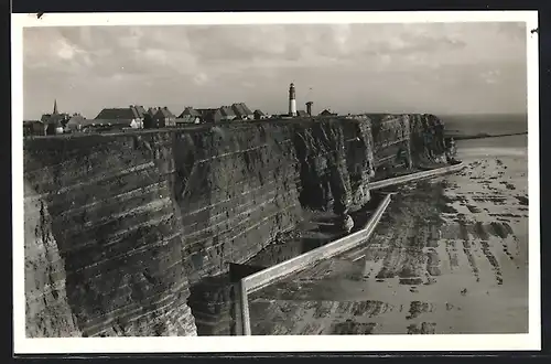 AK Helgoland, Westküste bei Ebbe