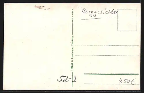 AK Berg mit Gesicht / Berggesichter, König Watzmann und seine Familie