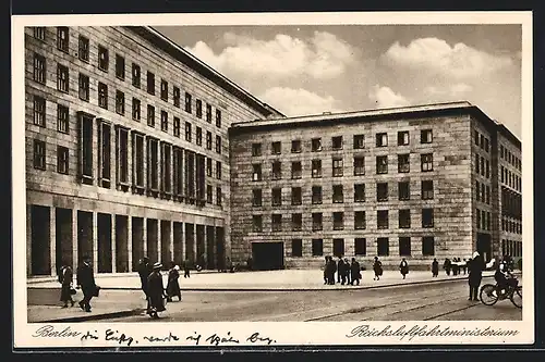 AK Berlin, Strassenpartie am Reichsluftfahrtministerium