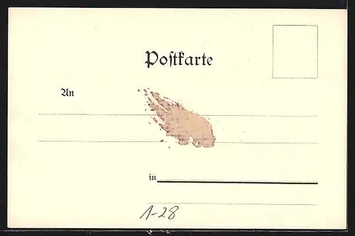 AK Fürst Bismarck als Knabe im Porträt