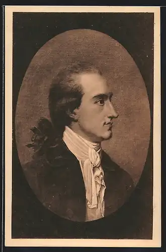 AK Goethe, Gemälde von May