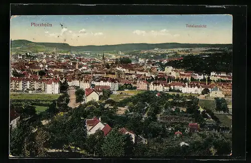 AK Pforzheim, Totalansicht