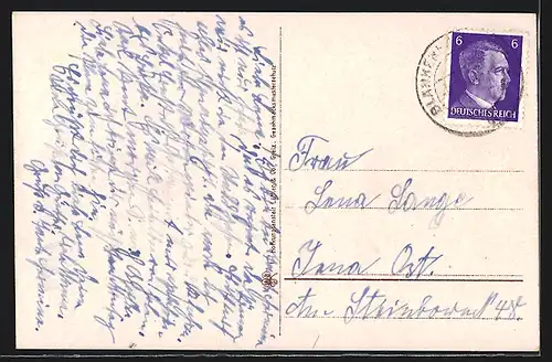 AK Bad Blankenhain i. Th., Carl Alexander-Platz mit Kirche