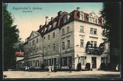 AK Augustusbad b. Radeberg, Palais-Hotel