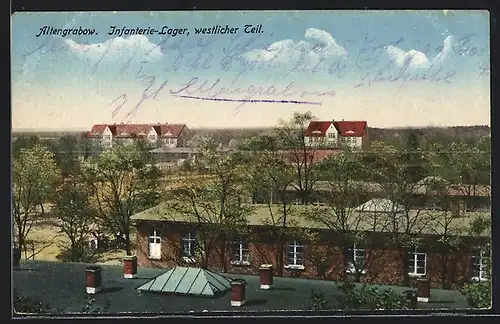 AK Altengrabow, Infanterie-Lager, westlicher Teil