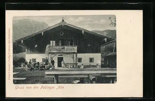 AK Bad Reichenhall, Haus auf der Padinger Alm