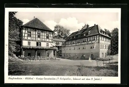 AK Burgbernheim, Blick auf das Kneipp-Sanatorium