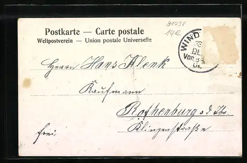 AK Windsheim, Teilansicht