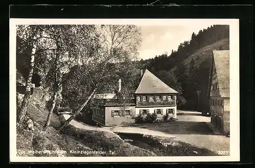 AK Kleinziegenfeld, Weihersmühle im Kleinziegenfelder Tal