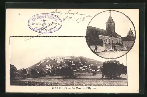 AK Marcilly, le Mont, l'Eglise