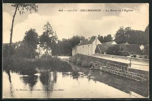 AK Chamesson, Le Pont et l`Église