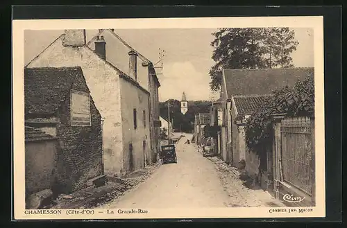 AK Chamesson, La Grande-Rue