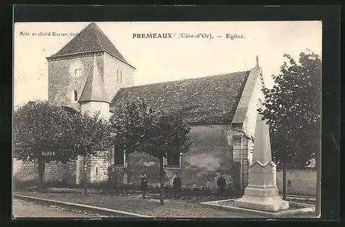 AK Premeaux, Le Monument avant l`Eglise