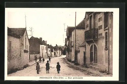AK Premeaux, Enfants en Rue Principale
