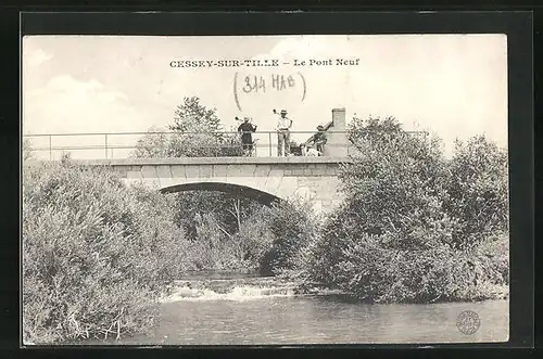 AK Cessey-Sur-Tille, Le Pont Neuf