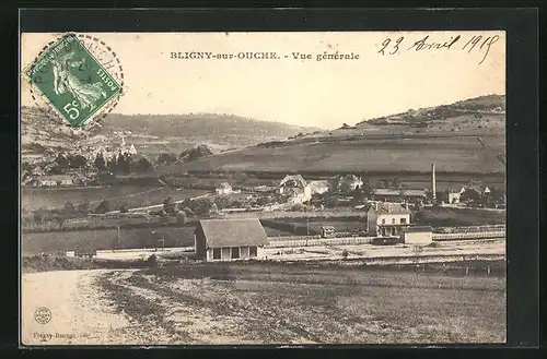 AK Bligny-sur-Ouche, Vue générale