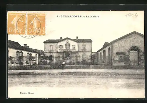 AK Champdorte, La Mairie