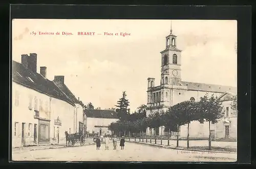 AK Brasey, Place et Eglise