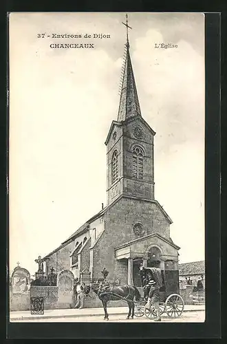 AK Chanceaux, L`Eglise, Ansicht der Kirche