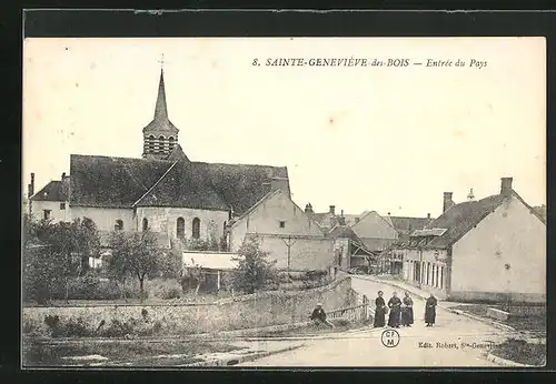 AK Saint-Geneviéve-des-Bois, Entrée du Poys