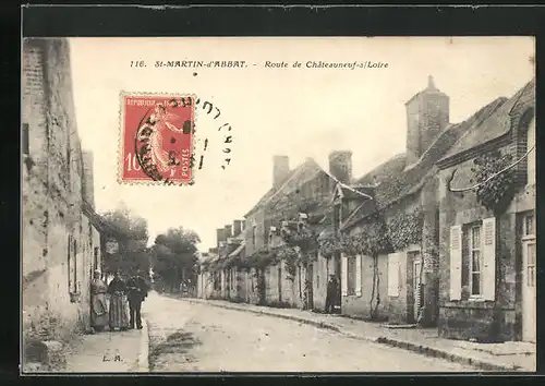 AK St.-Martin-d`Abbat, Route de Châteauneuf-s /Loire